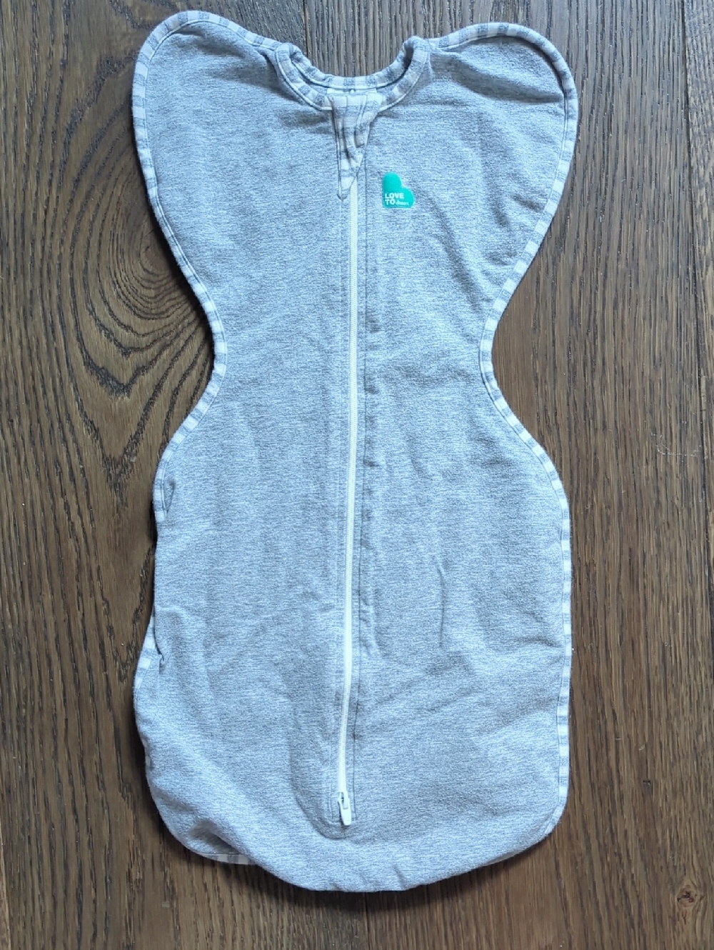 Love To Dream Swaddle Grey Sleep Sack with Front Zipper